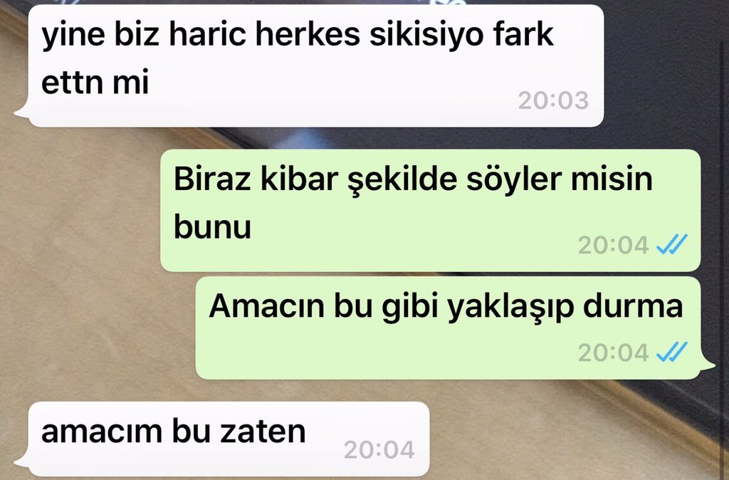 yine biz haric herkes...
