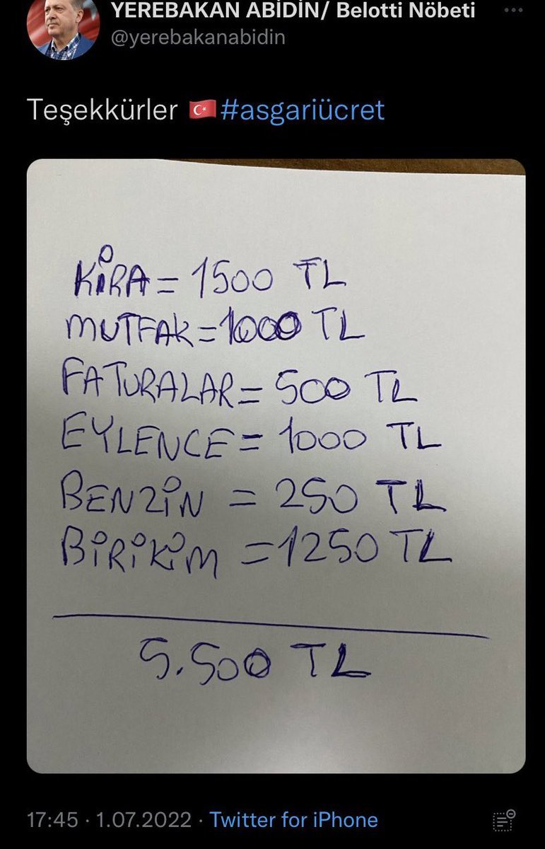 250TL’lik benzin ile evin...