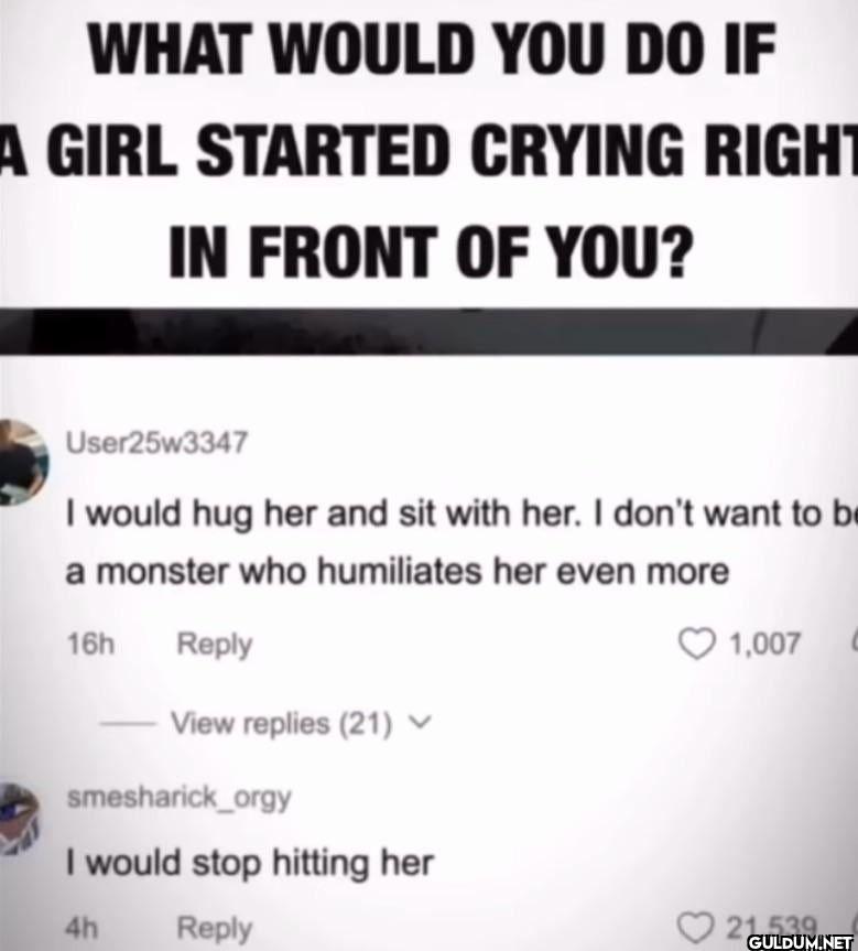 WHAT WOULD YOU DO IF A...