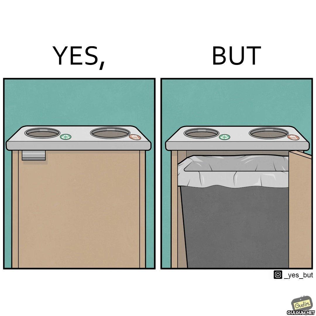yes but recyclable waste...