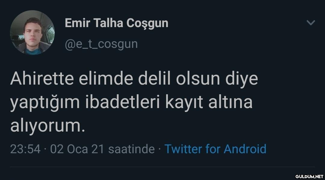 Emir Talha Coşgun...