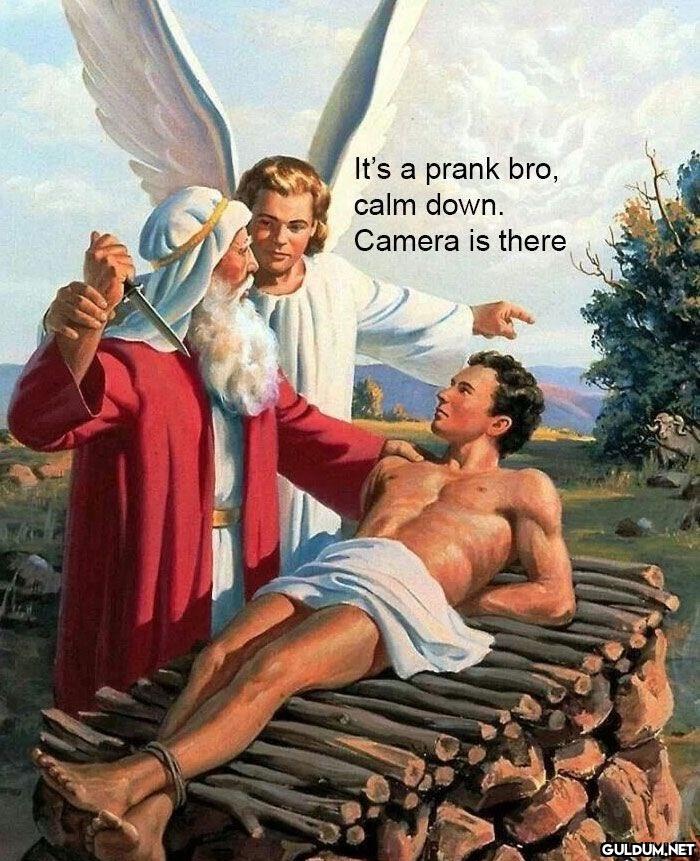 It's a prank bro, calm...