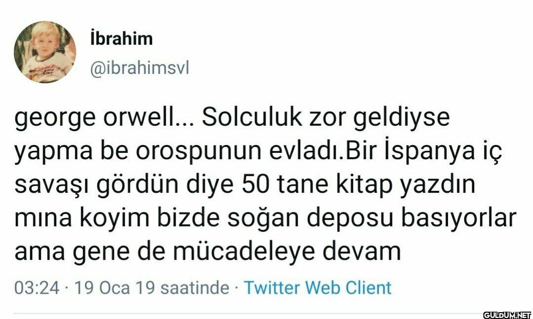 george orwell... Solculuk...