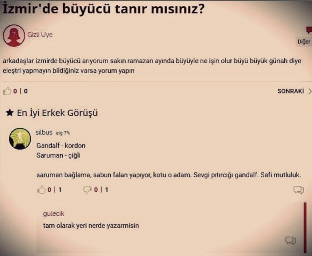 İzmir'de büyücü tanır...