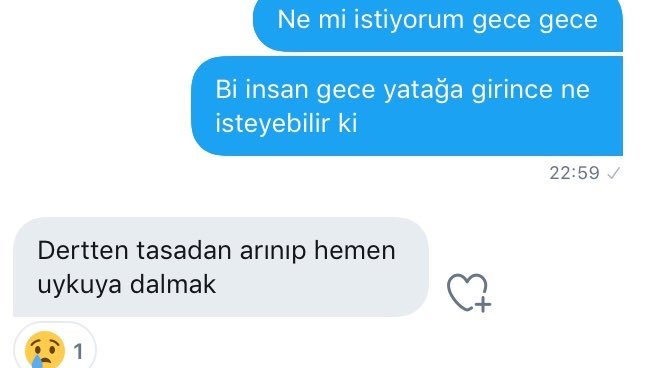 Ne mi istiyorum gece gece...