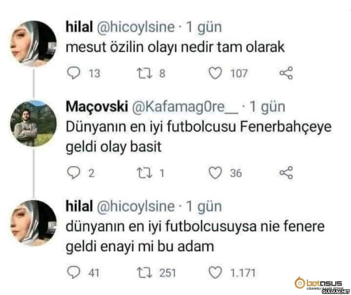 Mesut Özil demişken...