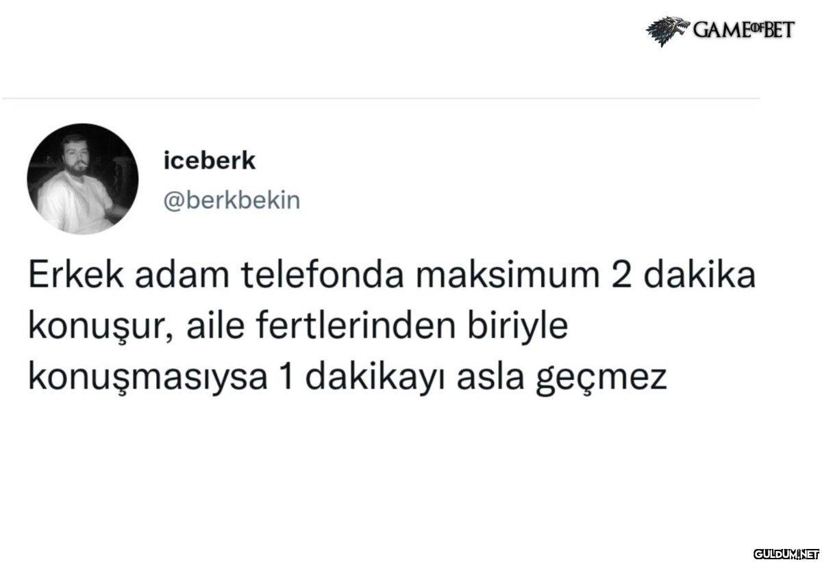 iceberk @berkbekin GAME OF...