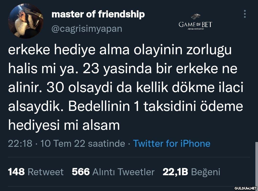 master of friendship...