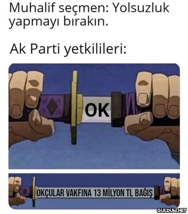 Muhalif seçmen: Yolsuzluk...