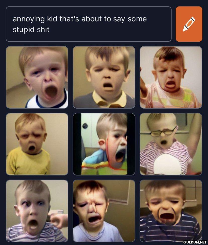 annoying kid that's about...
