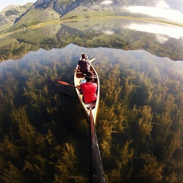 🚣 Suyun harika berraklığı...