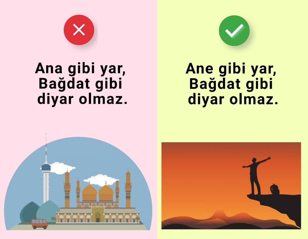 Ane, Bağdat'ta bir yar...
