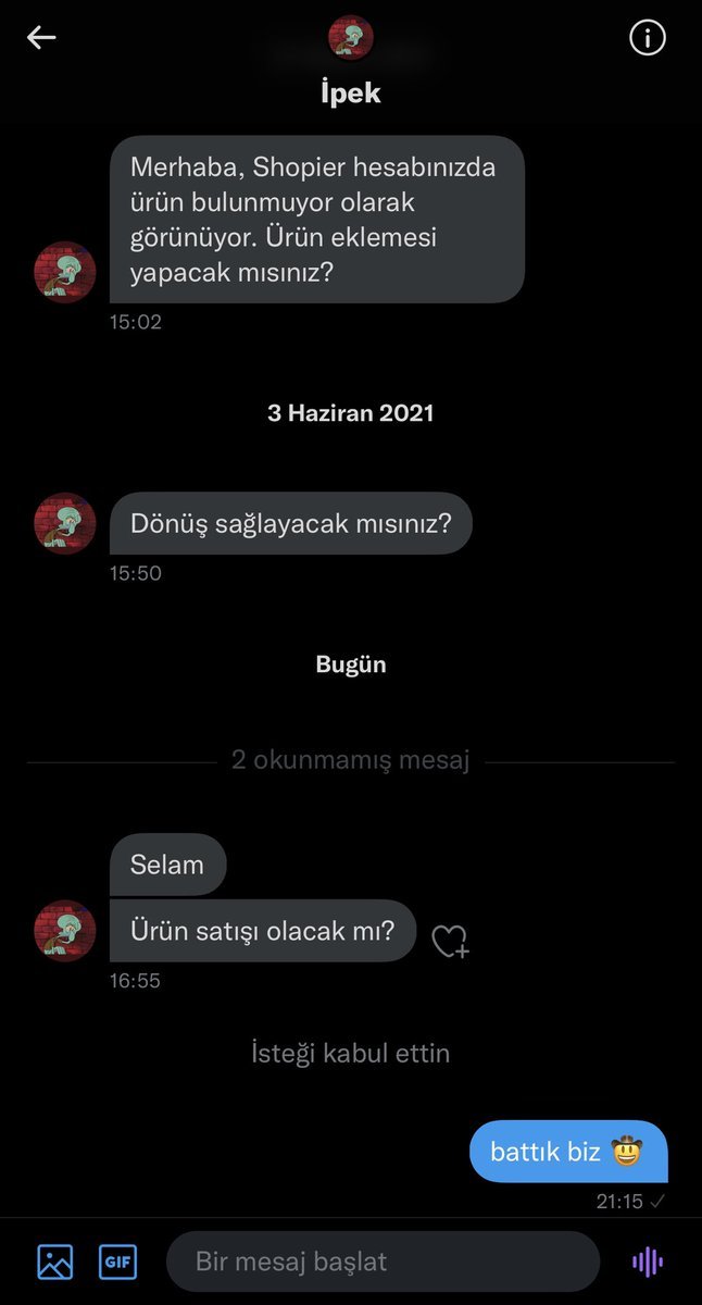 cok ısrar ettin madem...