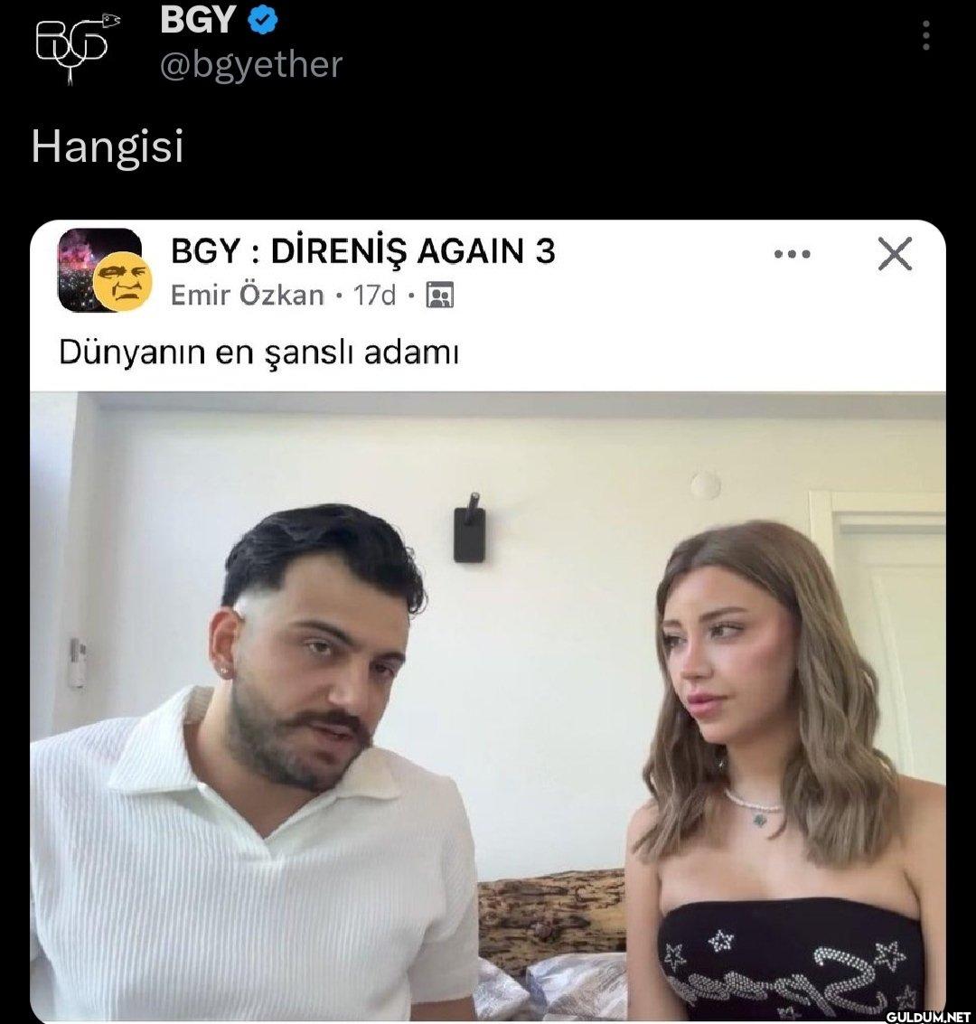 Hangisi BGY: DİRENİŞ AGAIN...