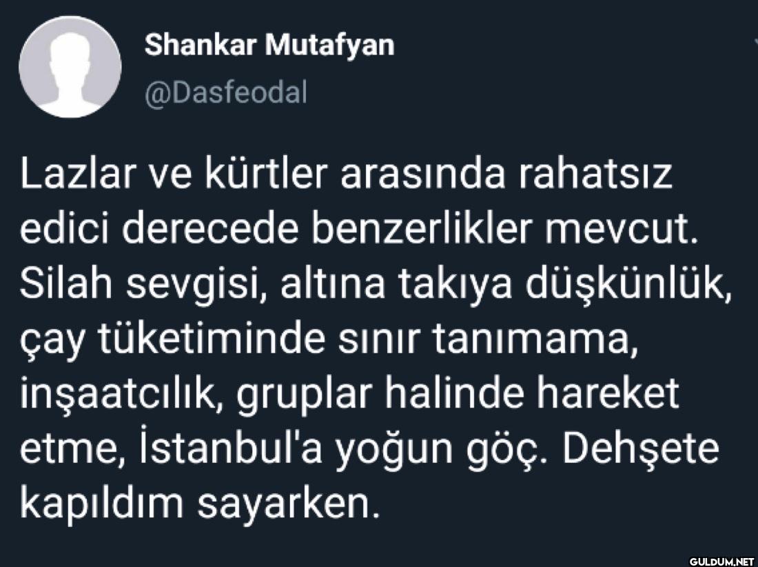 Lazlar ve kürtler arasında...