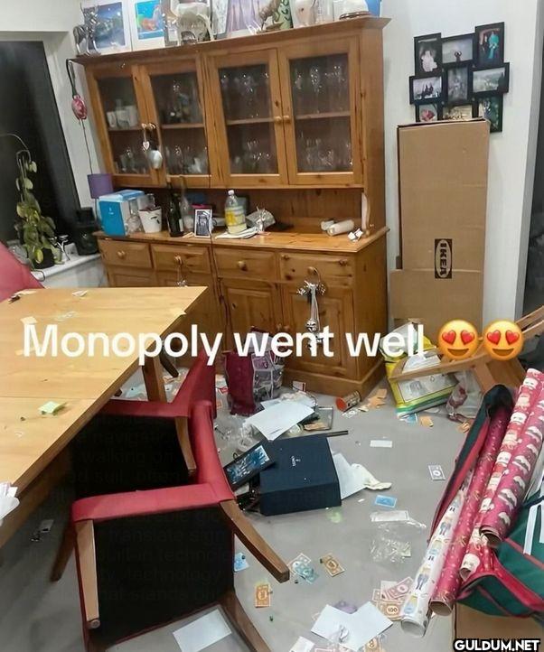 Monopoly went well
