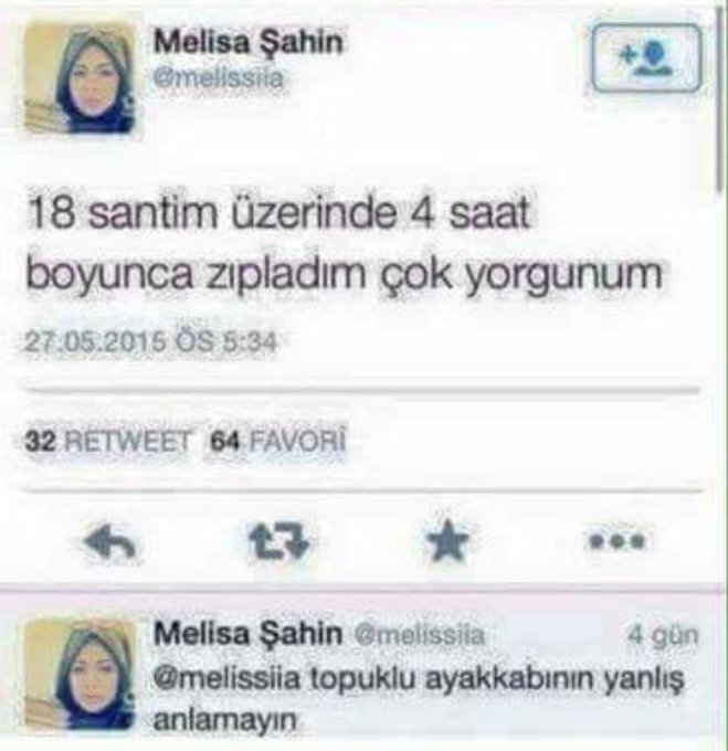 Melisa Şahin @melissila 18...
