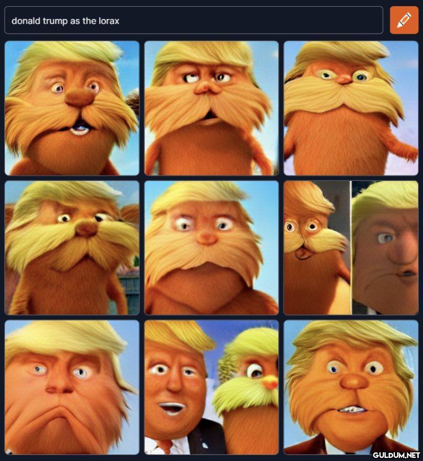 donald trump as the lorax   Kaynak