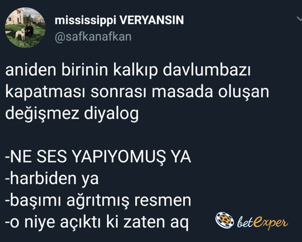 Bir Türk geleneği...