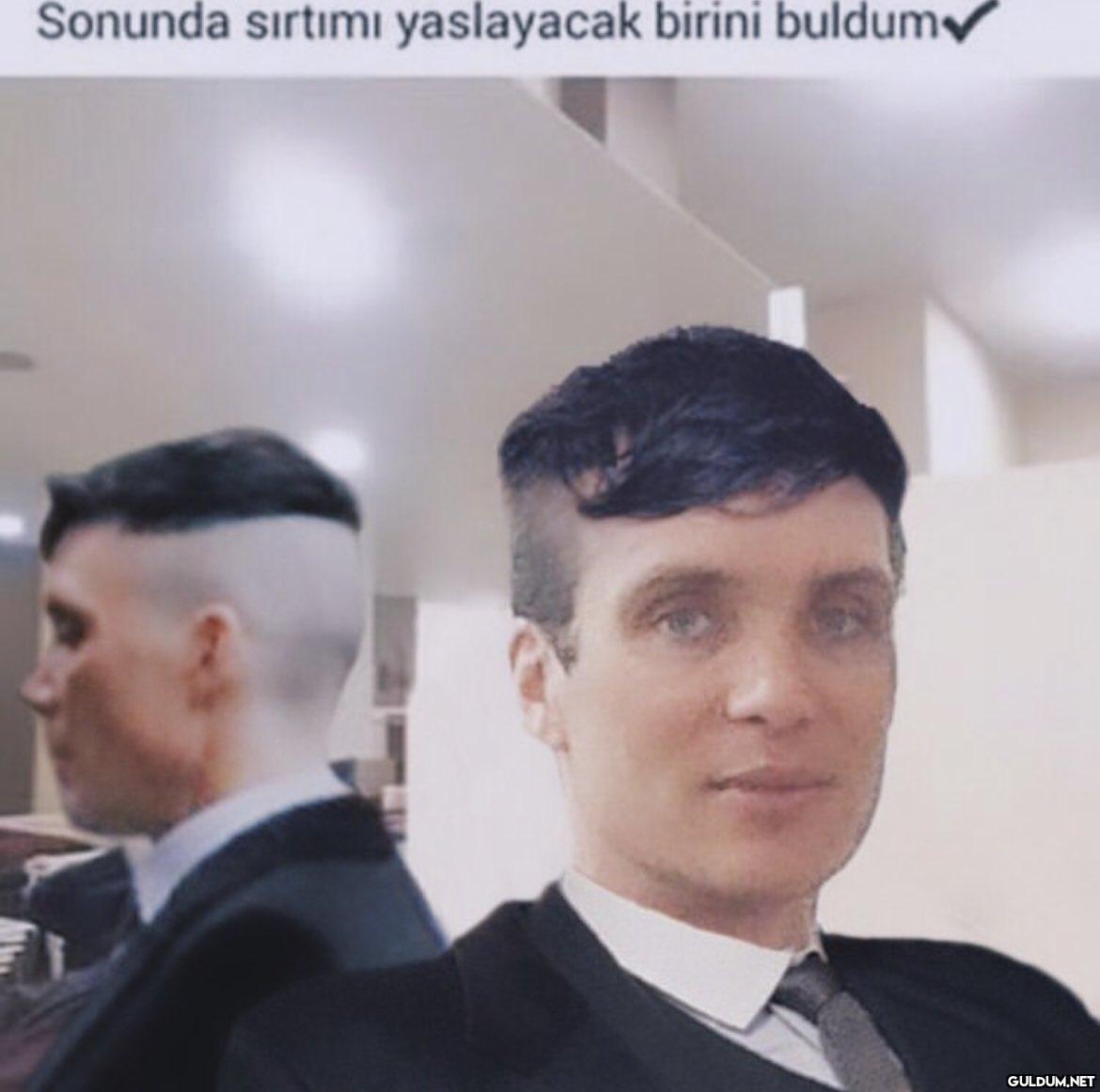 Sonunda sırtımı yaslayacak...