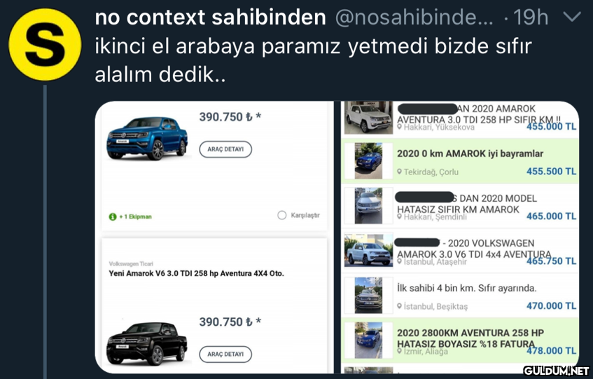 S no context sahibinden...