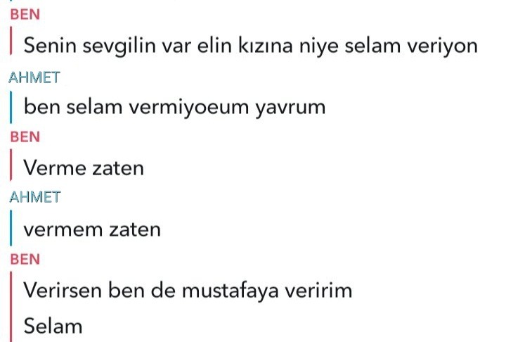 son mesaj atılmadan önce...