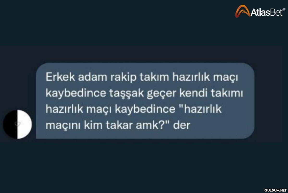 Erkek adam rakip takım...