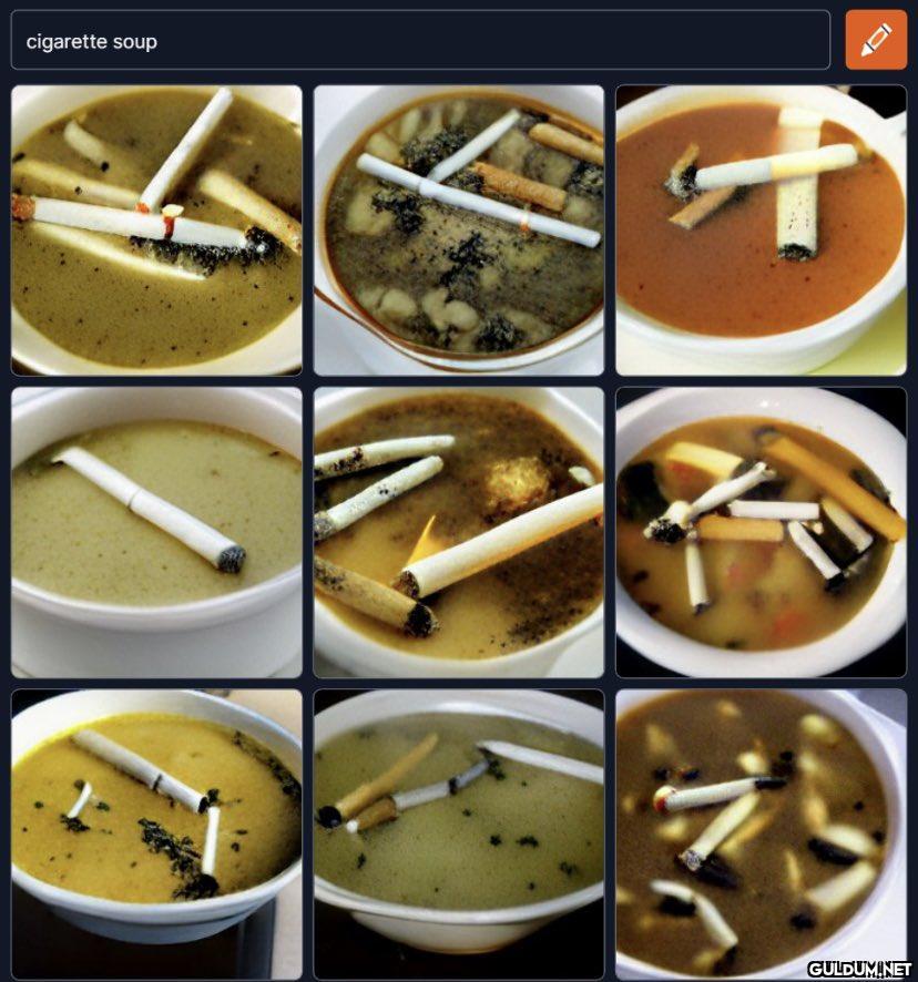cigarette soup 12   Kaynak