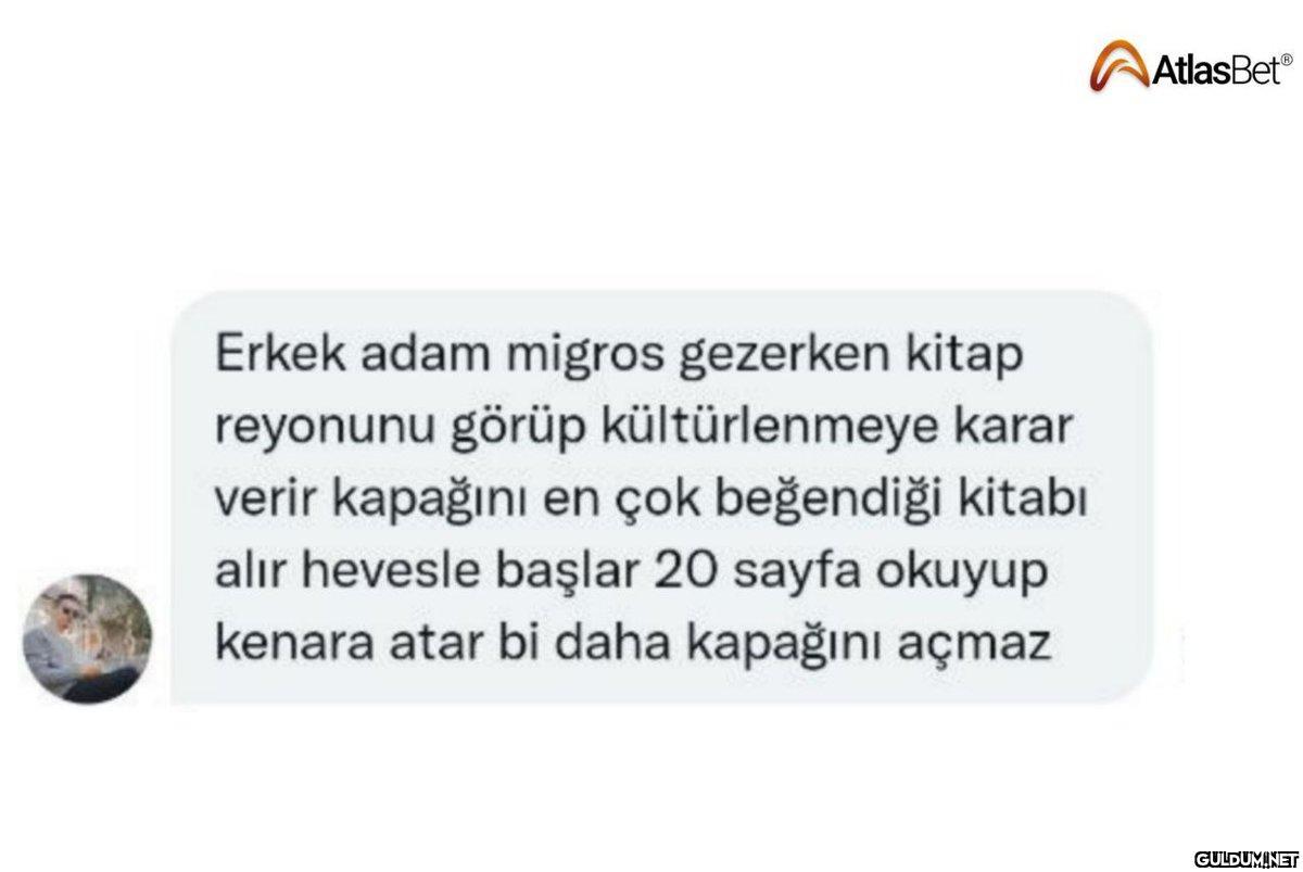 Erkek adam migros gezerken...