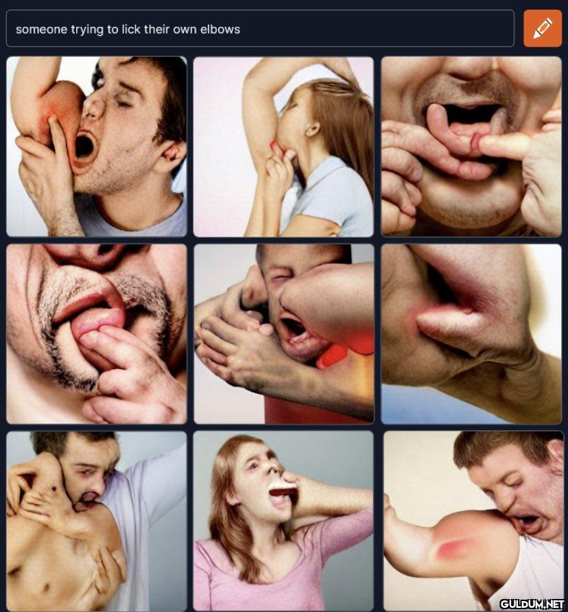 someone trying to lick...