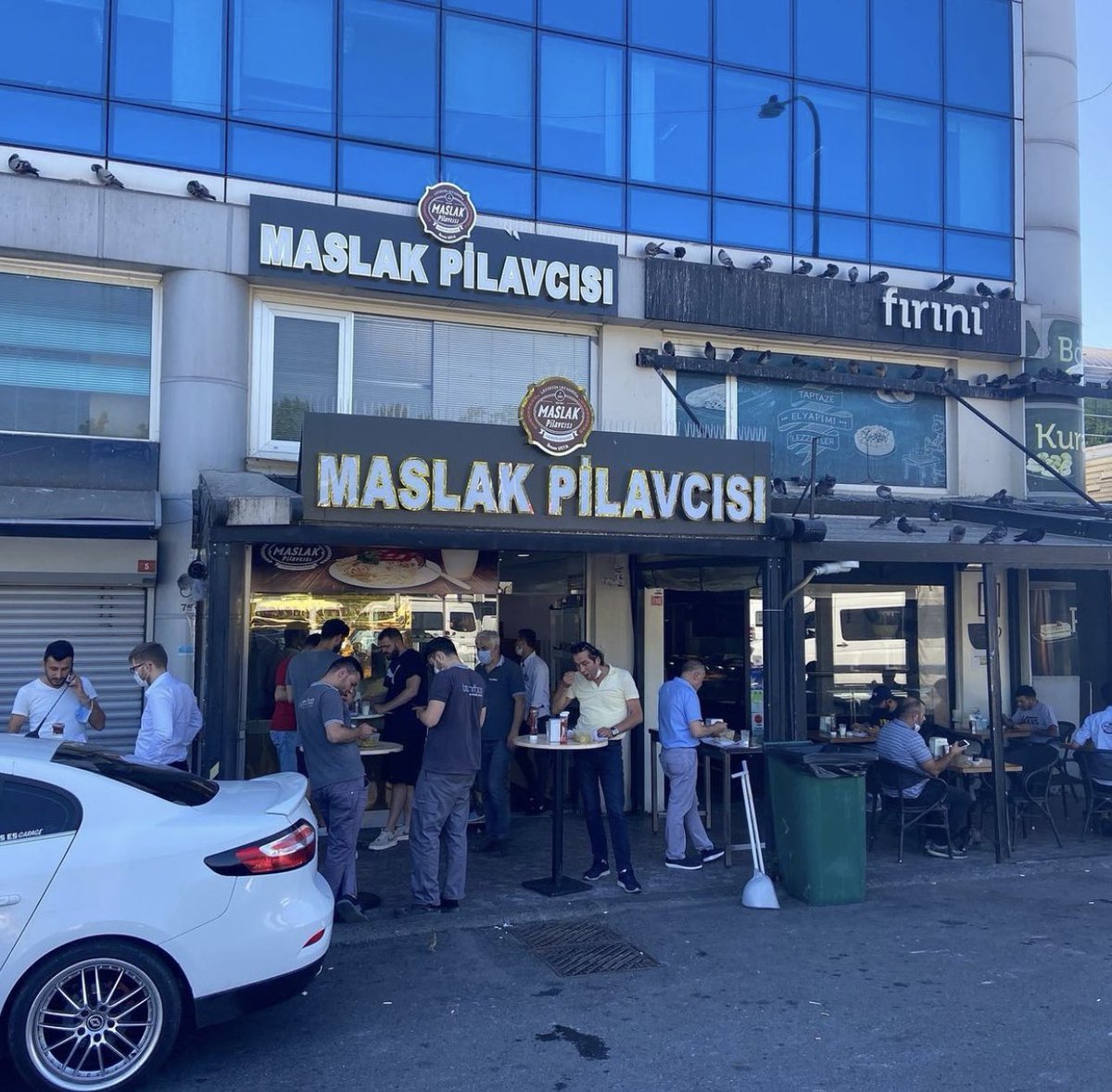 Maslak Pilavcısı'nda tavuk...