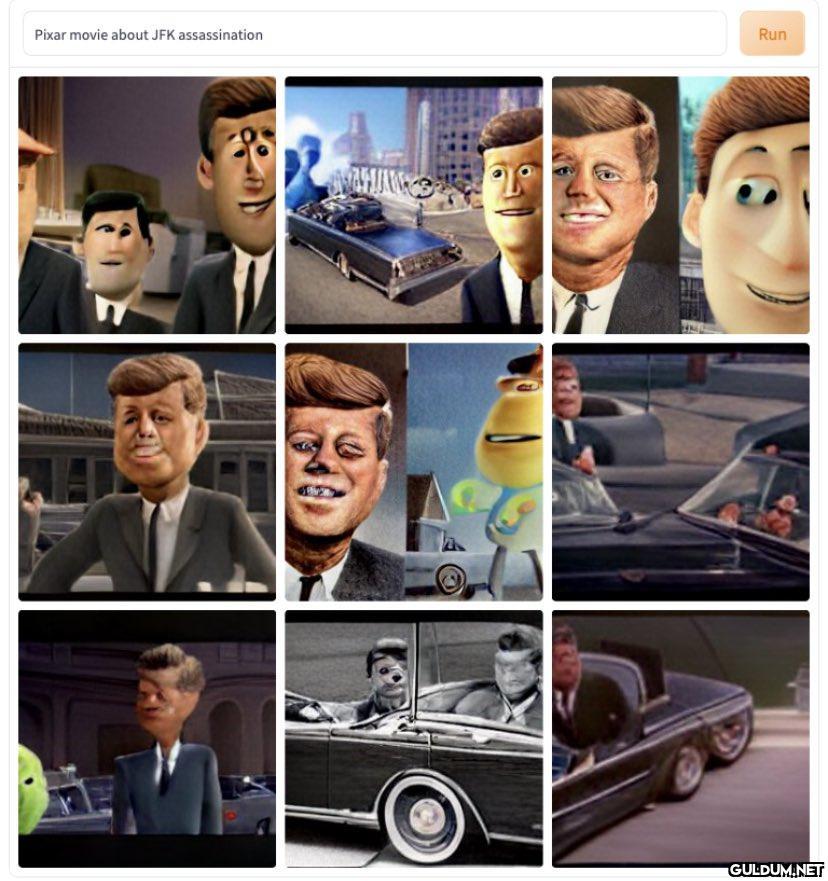 Pixar movie about JFK...