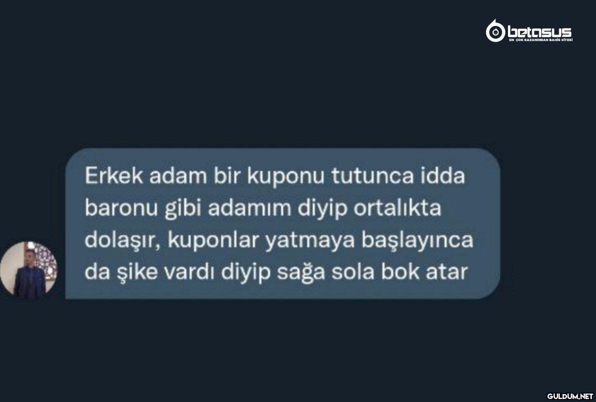 Erkek adam bir kuponu...