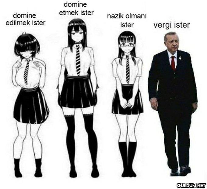 domine edilmek ister...