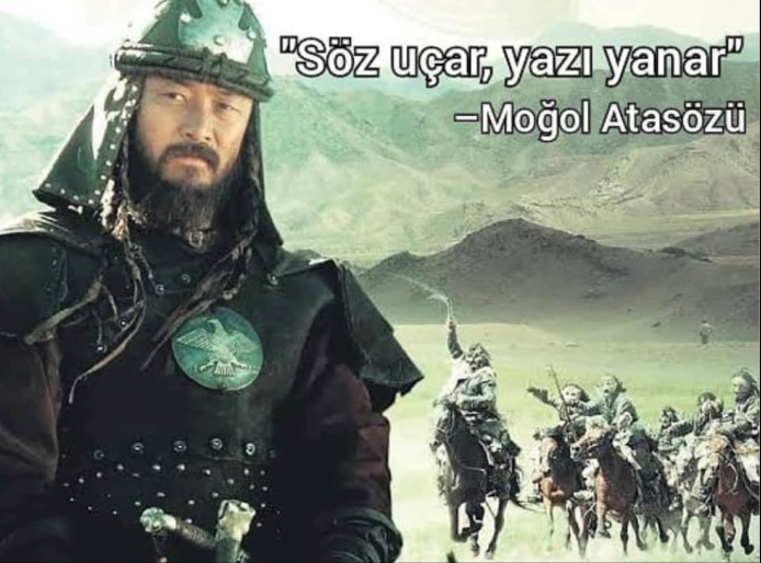 "Söz uçar, yazı yanar"...