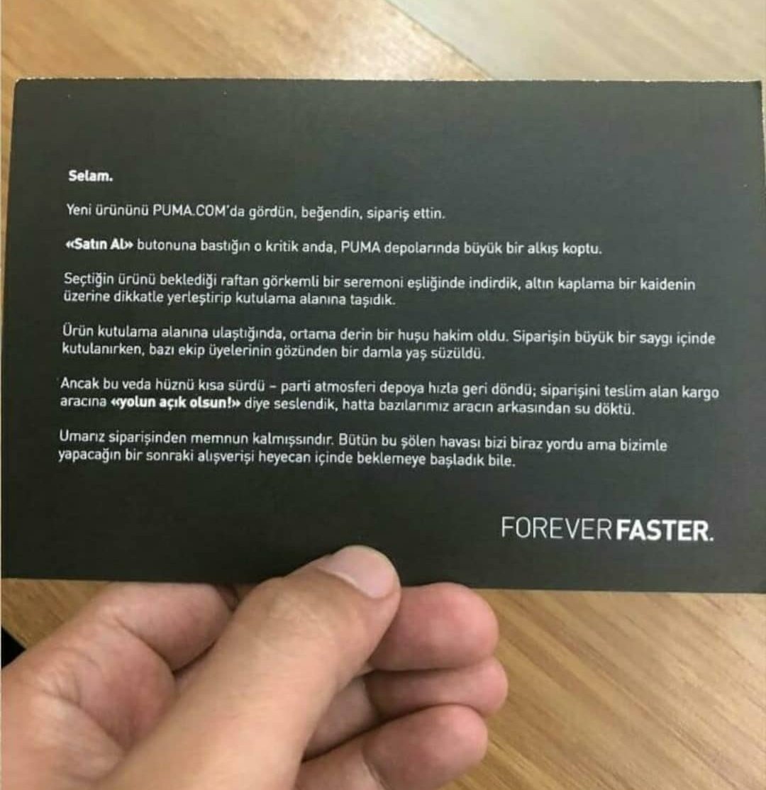 Puma'nın online...