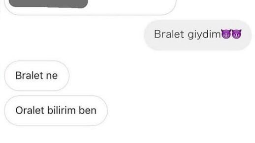 Bralet ne Oralet bilirim...