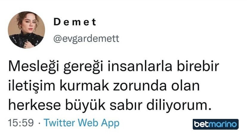 Zor iş...
