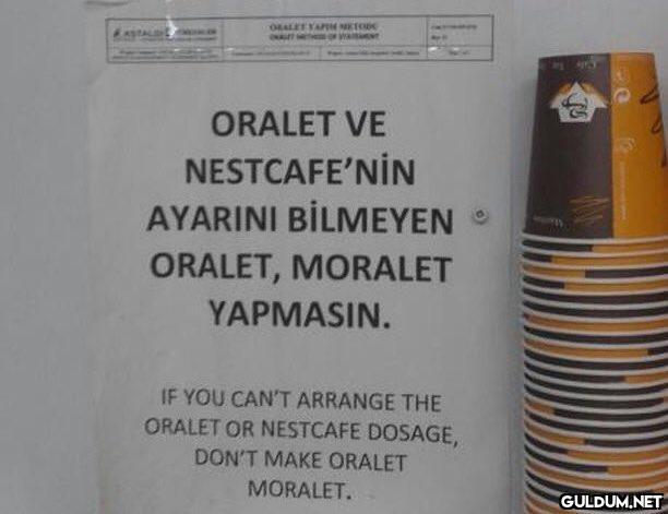 Benim ingilizce...