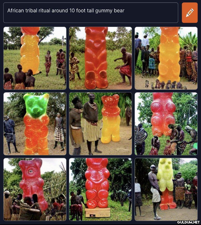 African tribal ritual...