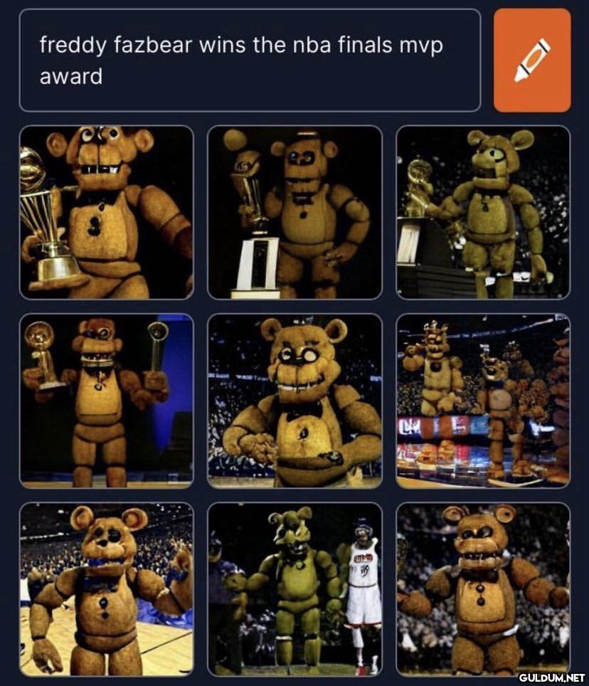 freddy fazbear wins the...