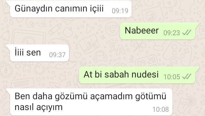 Günaydın canımın içiii...