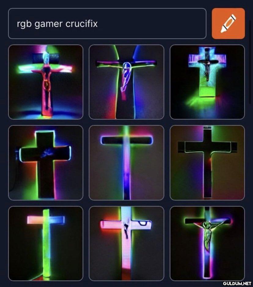 rgb gamer crucifix 十 节   Kaynak