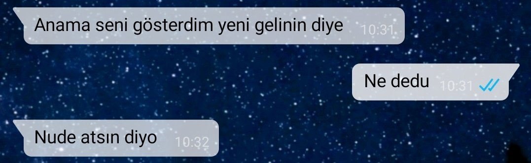 Anama seni gösterdim yeni...