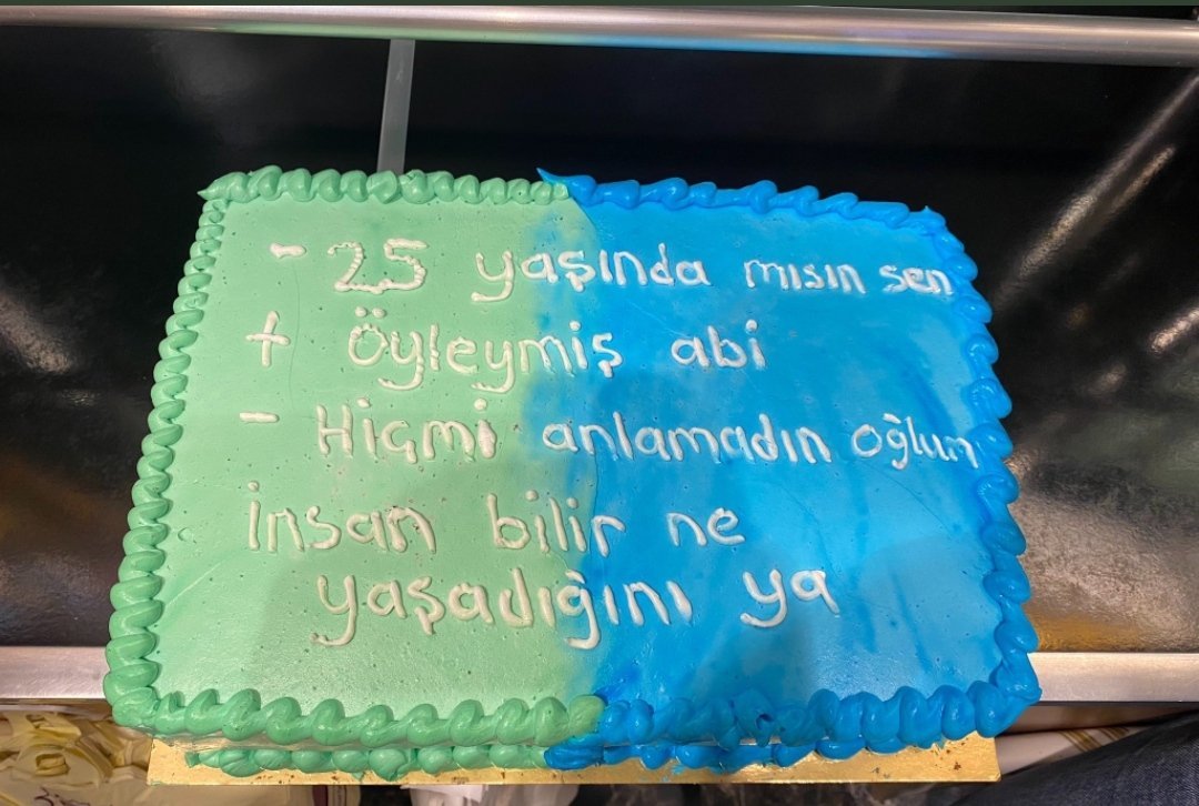 İdeal doğum günü pastası...