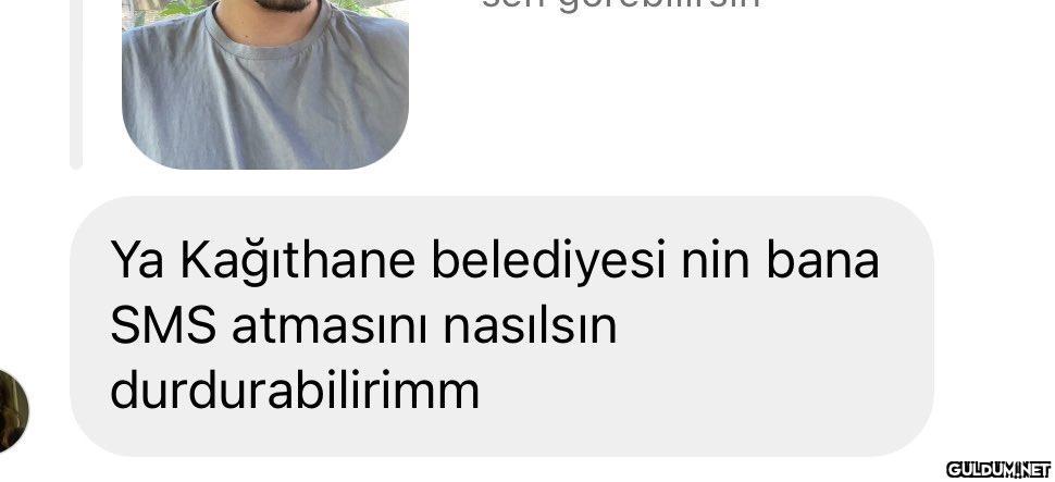sana ne mesajlar...
