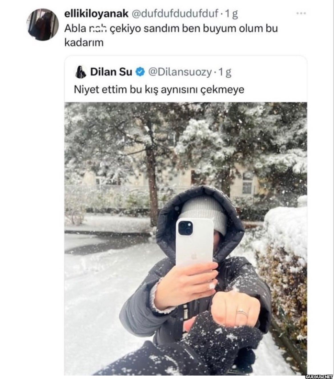 1g Abla rah çekiyo sandım...