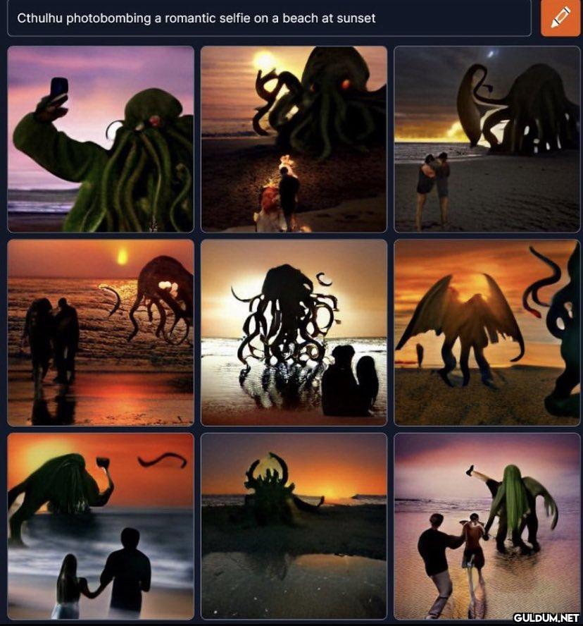 Cthulhu photobombing a...