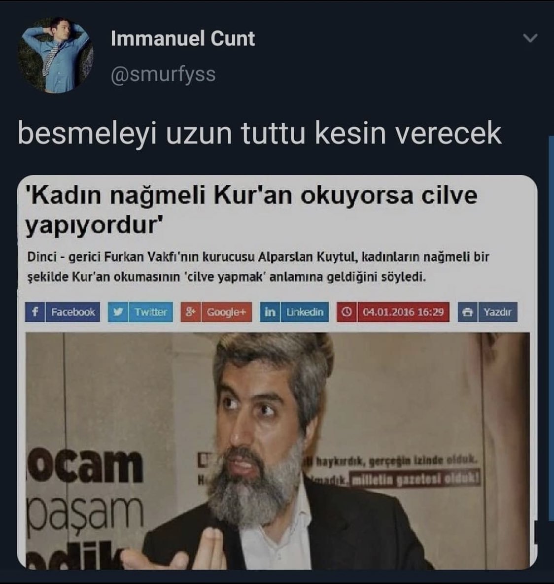 Immanuel Cunt @smurfyss...