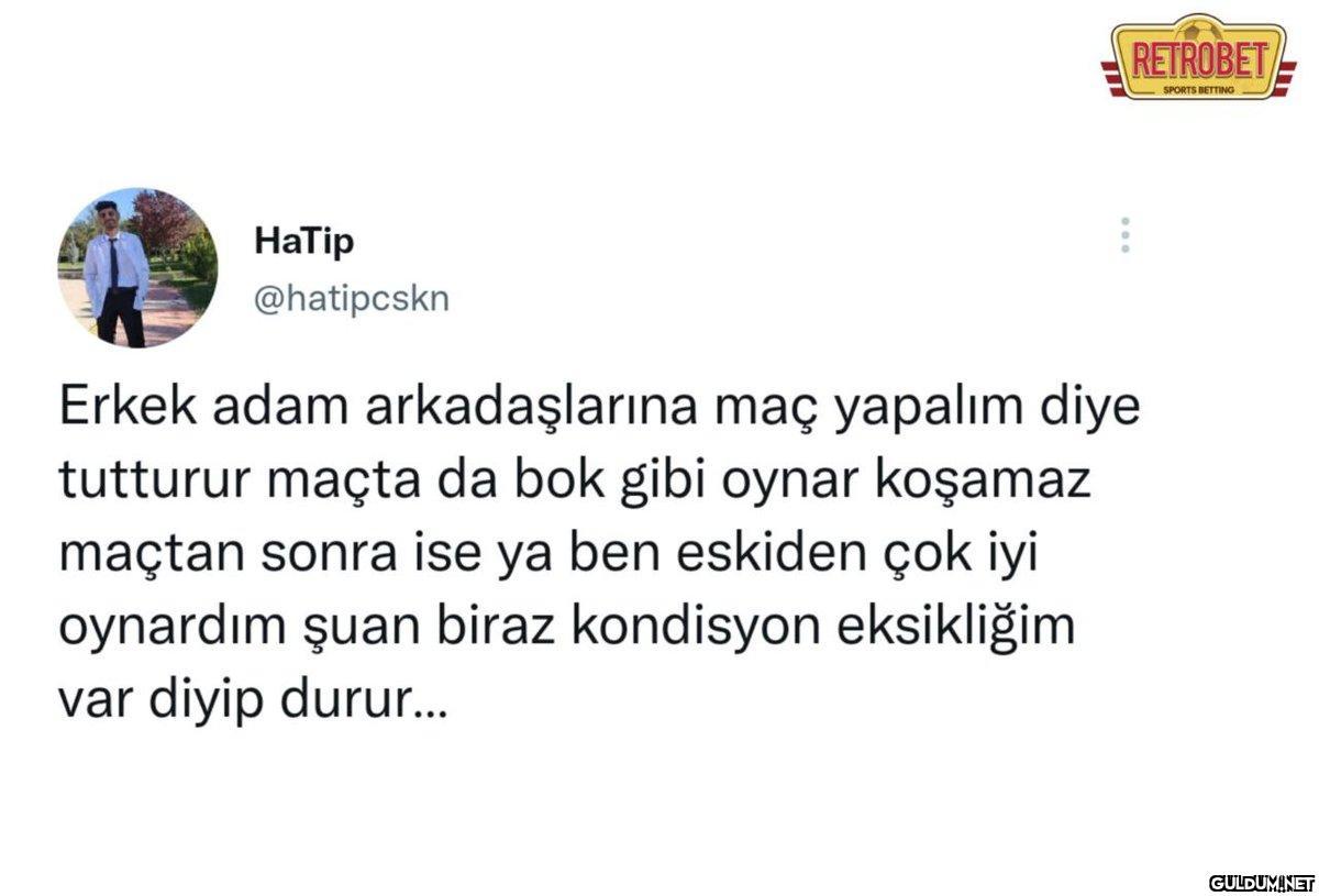 HaTip @hatipcskn RETROBET...
